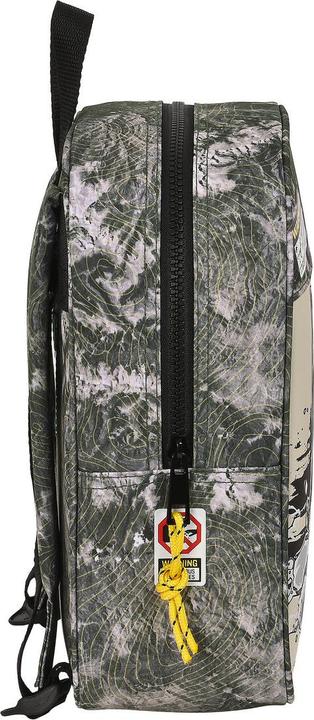 Actual product image Jurassic World Children's rucksack Warning Grey 22 x 27 x 10 cm