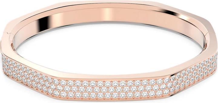 Immagine prodotto Swarovski Dextera Bangle Pavé a forma di ottagono medio in oro rosa bianco (Metallo Swarovski)