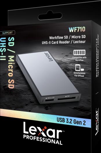 Produktbild Lexar PRO Workflow SD/microSD Reader (USB 3.2 Gen 2)