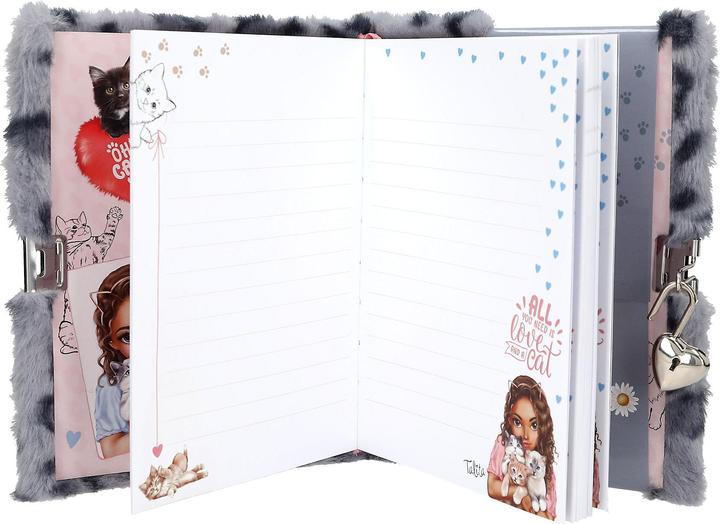 Produktbild Top Model TOPModel - COSY CAT Diary With Lock Blue ( 0413356 ) (Liniert, Weicher Einband)
