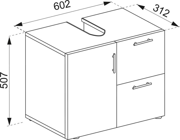 Produktbild VCM Flandu (61 x 32 x 51 cm)