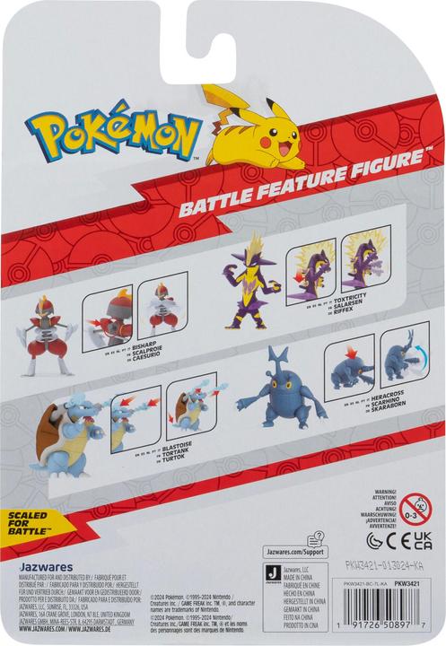 Image du produit Pokémon figurine Battle Feature Scalproie 7 cm