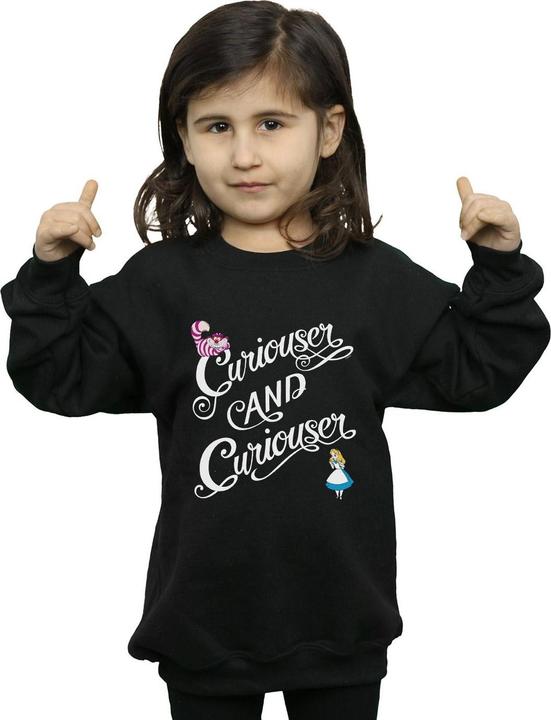 Produktbild Disney Mädchen Alice im Wunderland Curiouser Sweatshirt (128)