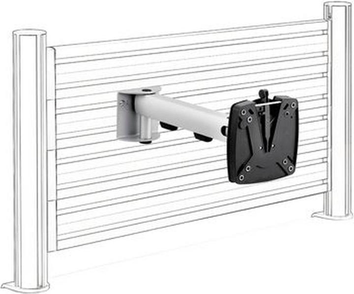 Actual product image Novus TSS support arm SlatWall silver-anthracite, 1-piece (Wall)