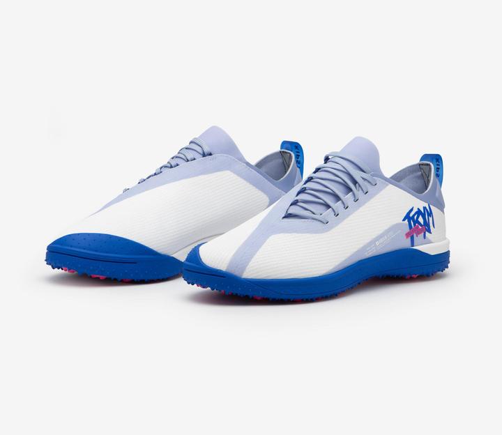 Produktbild Kipsta Damen/Herren Fussball Multinockenschuhe TF - Traxium Edge Turf weiss/blau (44)