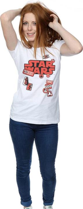Image du produit Star Wars - T-shirt THE LAST JEDI BADGES - Femme (L)