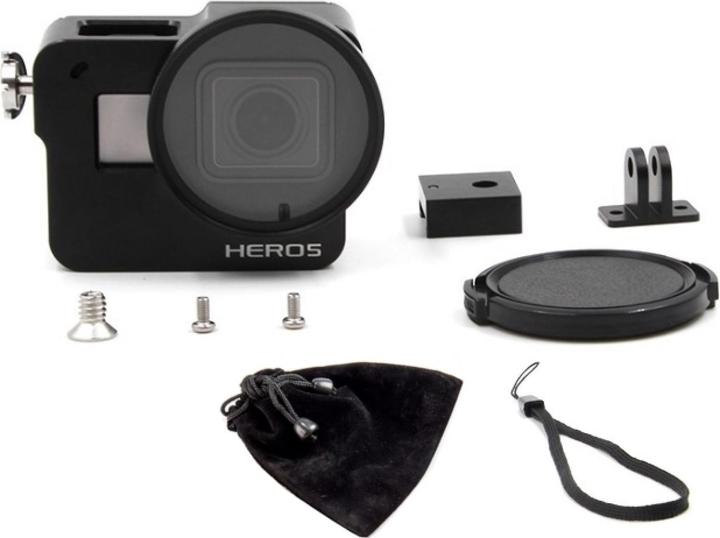 Actual product image PowerGuard Aluminium Framecase GoPro Hero 5 incl. 52mm UV Filter Attachment (GoPro Hero 5)