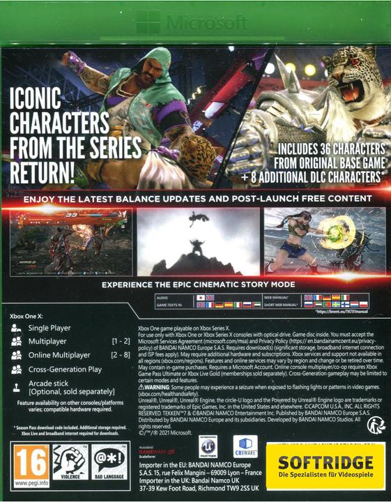 Immagine prodotto Bandai Namco Tekken 7 - Legendary Edition (Xbox One S, EN)