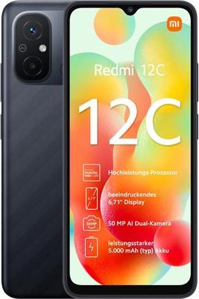 Produktbild Xiaomi Redmi 12C (32 GB, Graphite gray, 6.71", Dual SIM, 50 Mpx, 4G)