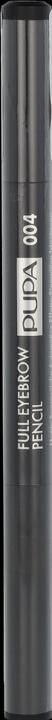 Actual product image Pupa Milano Full Eyebrow Pencil 004 Extra Dark 0.2g (Extra Dark)