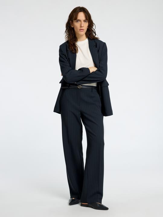 Actual product image Selected Femme Pinstripe trousers with wide leg (46)