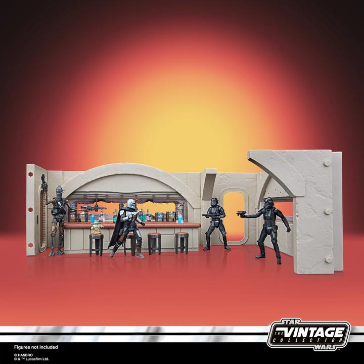 Image du produit Hasbro The Vintage Collection Star Wars: The Mandalorian Nevarro Cantina Spielset Imperialer Deat