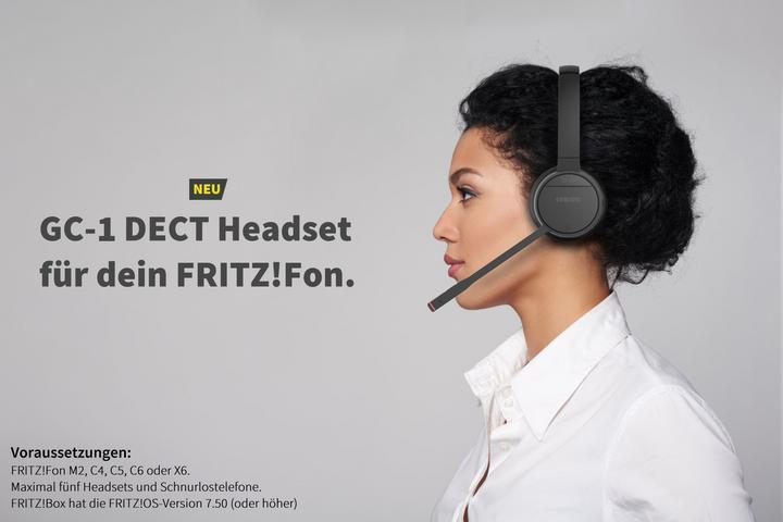 Produktbild Gequdio GC-1 DECT Headset für Fritz!Box (Kabellos)