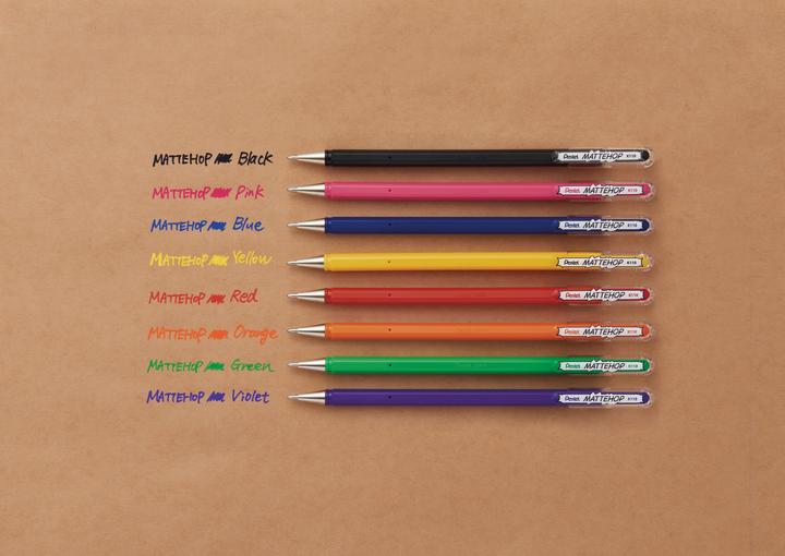 Actual product image Pentel Gel rollerball pen Mattehop (Black, 1 x)