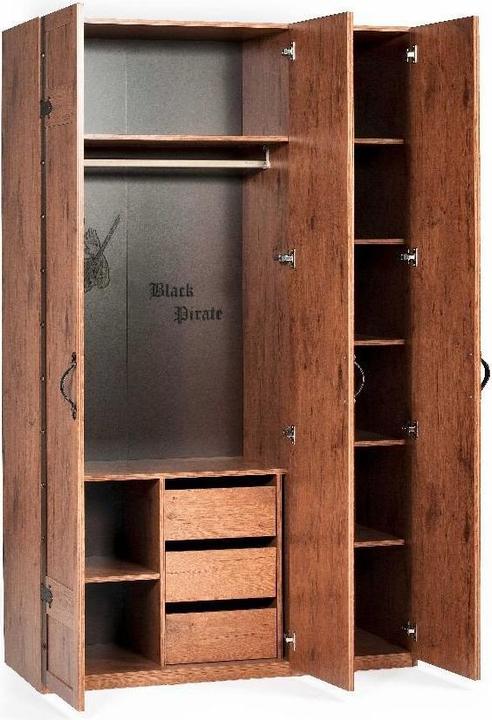 Immagine prodotto Cilek Armadio pirata 3 porte (121 cm)