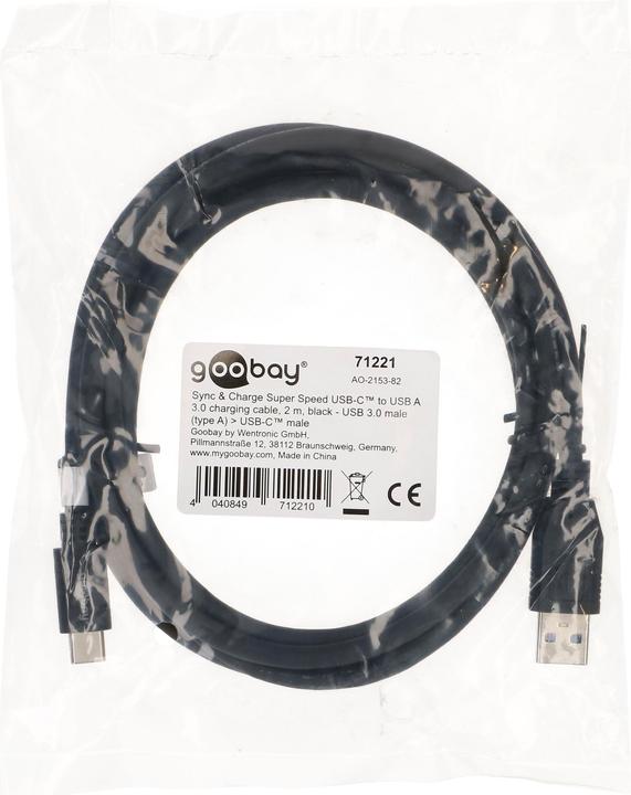 Productafbeelding Goobay USB 3.0 SuperSnelheid (2 m, USB 3.0)