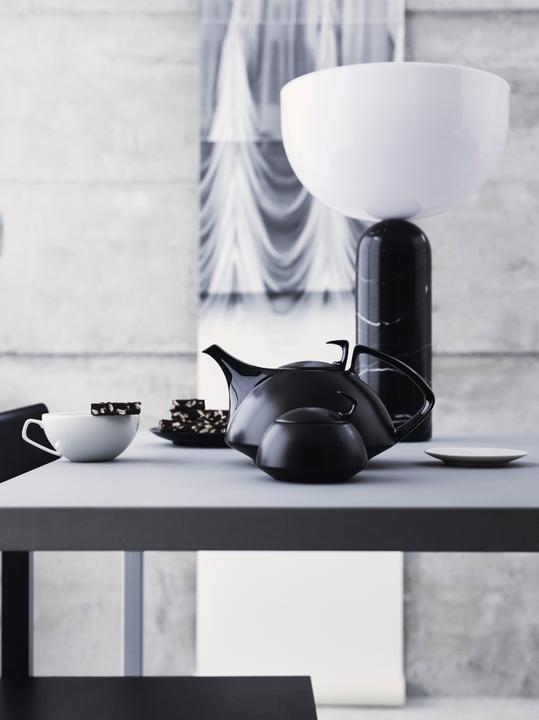 Actual product image Rosenthal TAC Gropius Teapot Small Dkl. Black