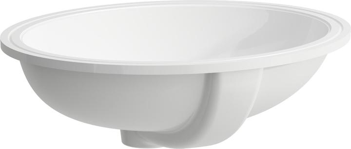 Actual product image Laufen Savoy built-in washbasin, installation from below, without tap hole, with overflow, polished (300 mm, 1700 mm)