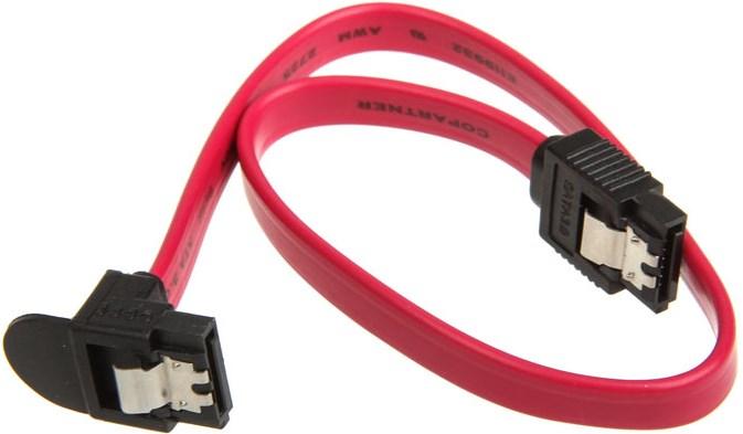 Actual product image InLine SATA III (6Gb/s) cable angled