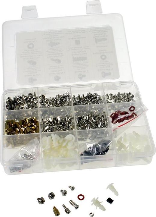 Actual product image InLine PC screw set, 550 pieces