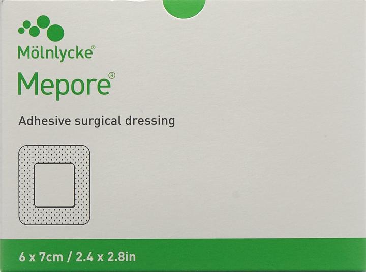 Actual product image Mepore Wundverband 7x6cm Wundkissen 4x3cm steril (60 x)