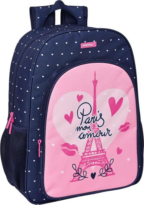Safta Schulrucksack Paris Rosa Marineblau 33 x 42 x 14 cm
