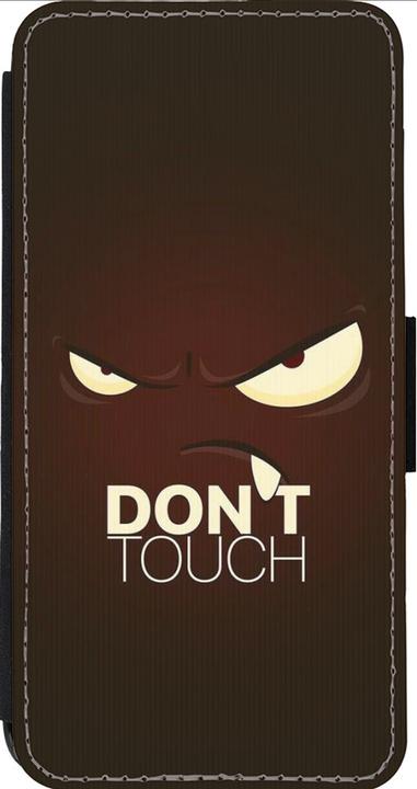 Produktbild PhoneLook Hülle Wallet schwarz Angry Dont Touch (Apple iPhone 13 Pro Max)