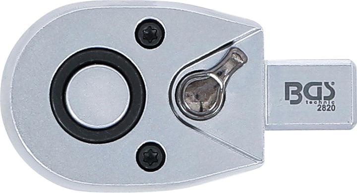 Actual product image BGS Reversible Insert Ratchet 10 mm (3/8") Square Size 9 x 12 mm (3/8")