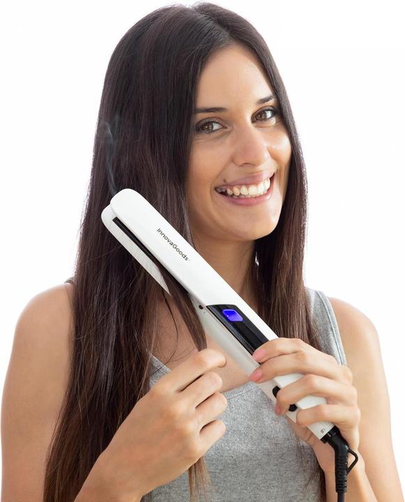 Actual product image InnovaGoods Ceramic Hair Straightener with Steam Function Stemio 36 W (Steam straightener)