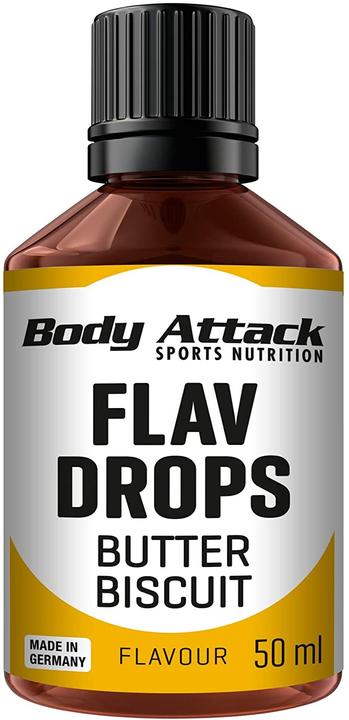 Actual product image Body Attack Flav Drops (Butter Biscuit, 1 pcs.)