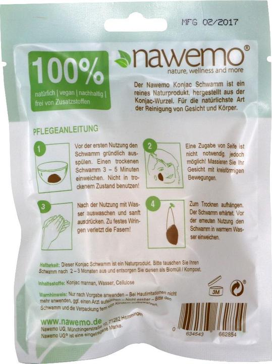 Actual product image Nawemo Konjac Sponge PUR FACE