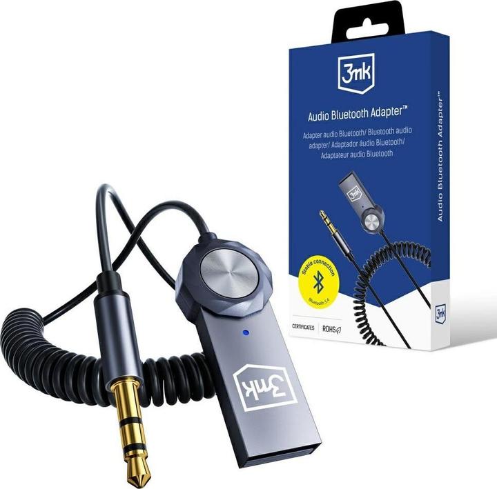 Produktbild 3MK Bezprzewodowy adapter audio Audio Bluetooth Adapter Jack 3.5mm 2w1