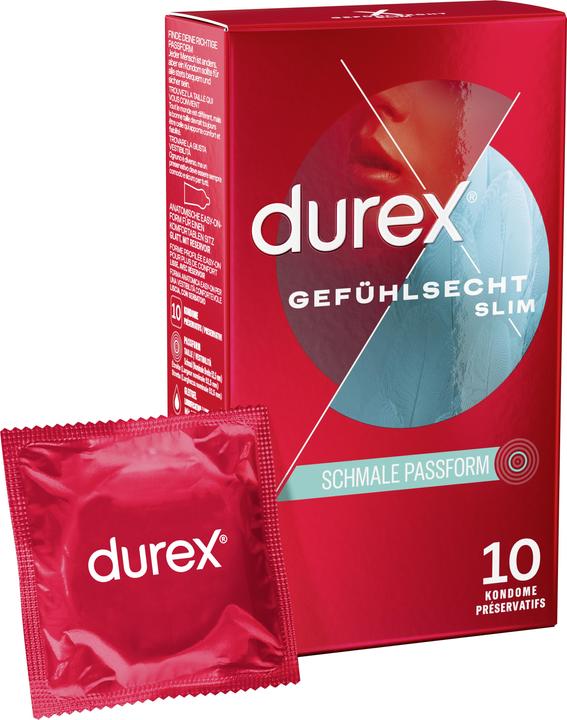 Durex Gefühlsecht Slim Fit (10 Stk.)