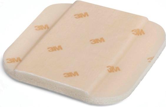 Produktbild 3M Tegaderm Foam Polyurethan-Schaumstoff 5.1 x 5.1 (Druckentlastung)