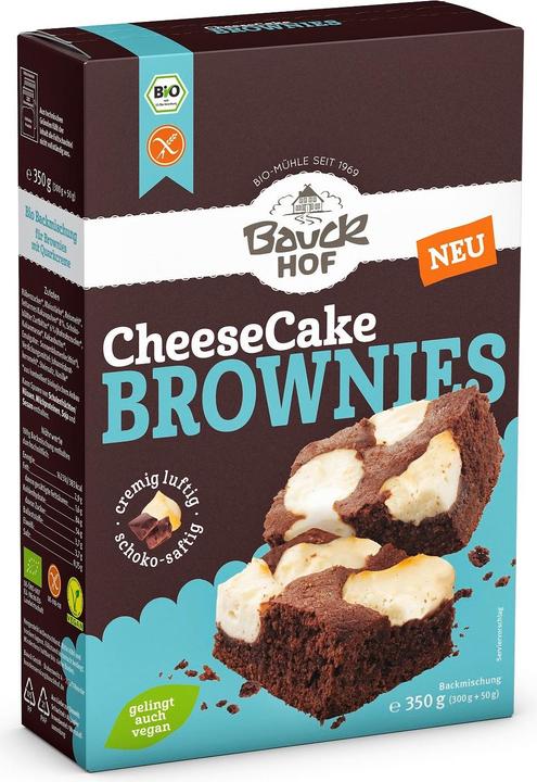 Actual product image Bauckhof CheeseCake Brownies Baking Mix Organic (350 g)
