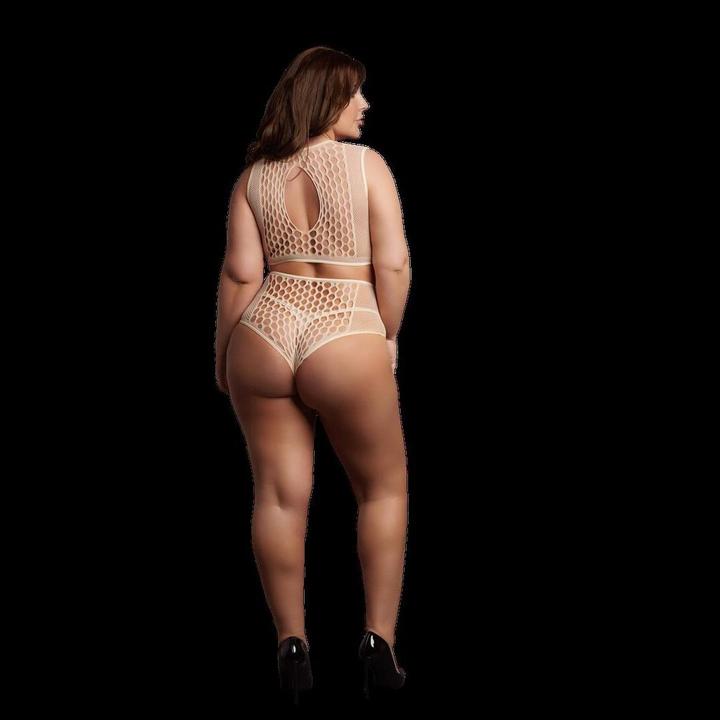 Productafbeelding Le Désir Duo Net Sleutelgat Beha Set - Damesmaat (XL, XXL, 3XL, 4XL)