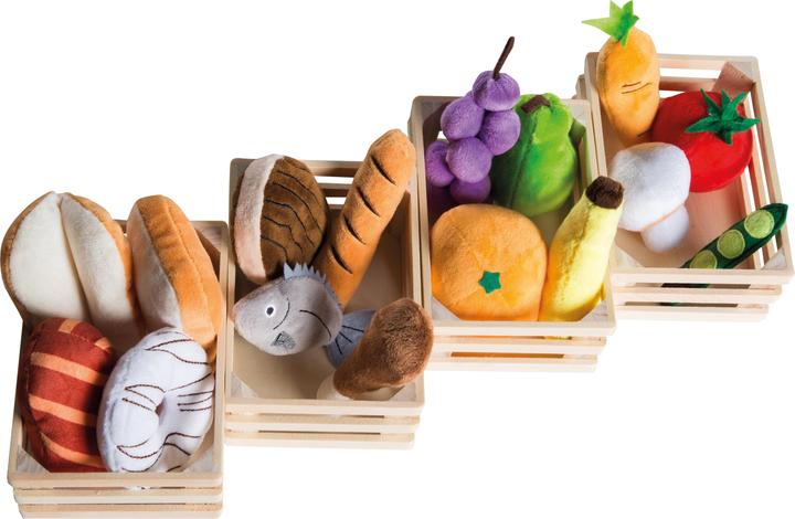 Roba 4 paniers avec accessoires pour le magasin et la cuisine des enfants