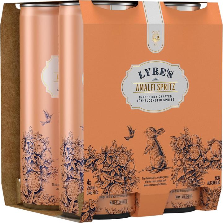 Actual product image Lyre's Amalfi Spritz (4 x 250 ml)