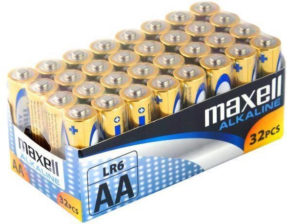 Actual product image Maxell Battery AA (32 pcs., AA)