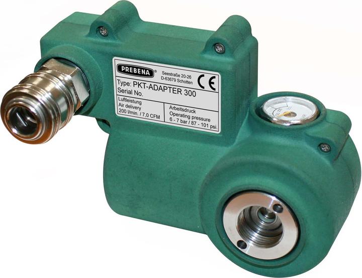 Immagine prodotto Prebena Adattatore per aria compressa PKT 300 per cartucce di gas (10 bar)