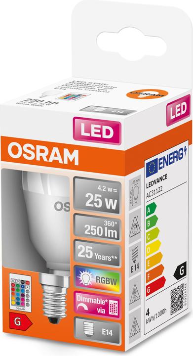 Immagine prodotto Osram Stella classica P (E14, 25 W, 250 lm, 1 x, G)