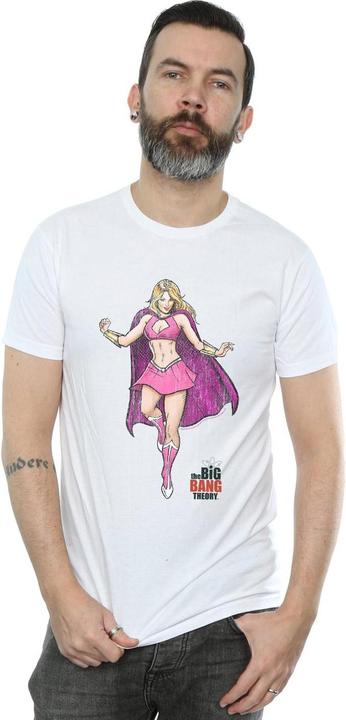 Actual product image Dam Mens Penny Superhero T-Shirt (L)