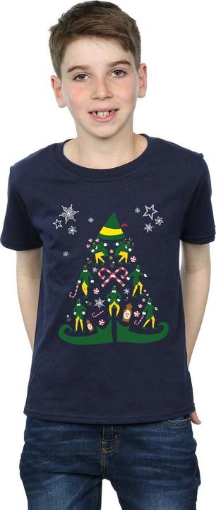 Immagine prodotto Elf Christmas Tree Maglietta Ragazzi (140, 146)