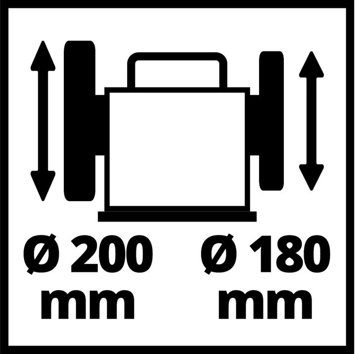 Produktbild Einhell TC-WG 200 (Doppelschleifer, 125 W)
