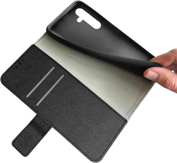 Immagine prodotto Just in Case Copertina a libro in pelle di Pu Nero Samsung Galaxy S23 FE (Samsung Galaxy S23 FE)