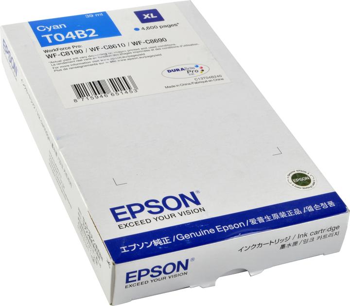 Immagine prodotto Epson Cartuccia D'Inchiostro XL Ciano T04b2 (C)