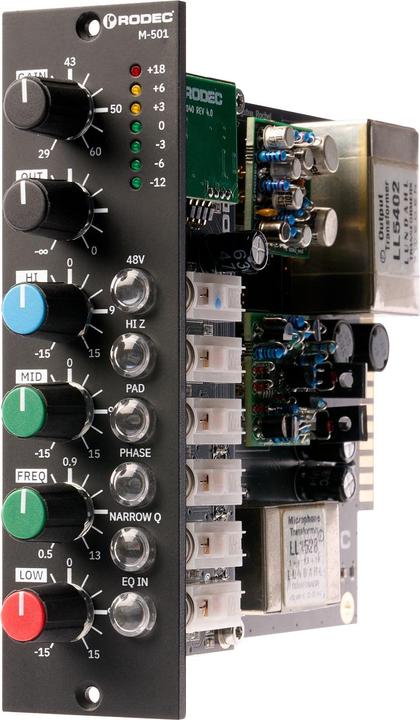 Actual product image Rodec M-501 Discrete Mic Pre / EQ