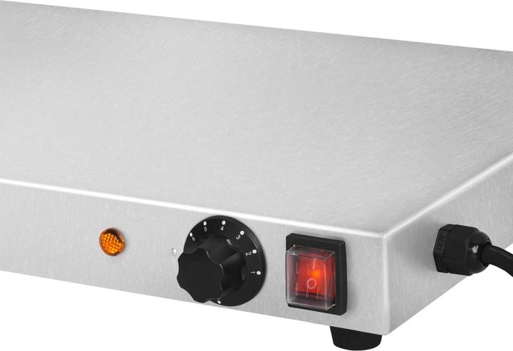 Actual product image Royal Catering Stainless Steel Hot Tray - 600 Watts - 100 cm