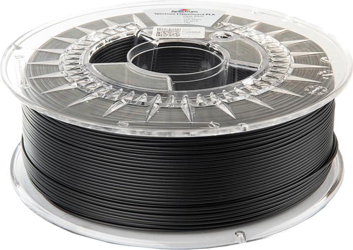Produktbild Filament FlameGuard PLA Black 1kg 1.75mm (1.75 mm, 1000 g, Schwarz)