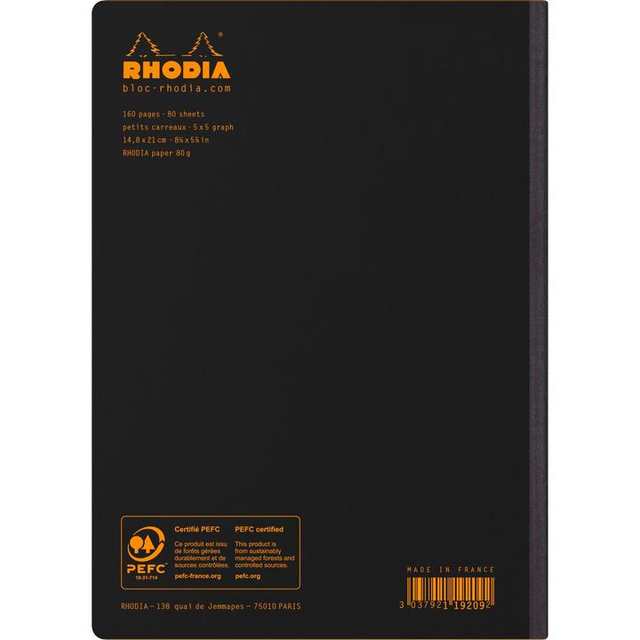Actual product image Rhodia Notebooks/Notebooks Classic (A5, Checked)